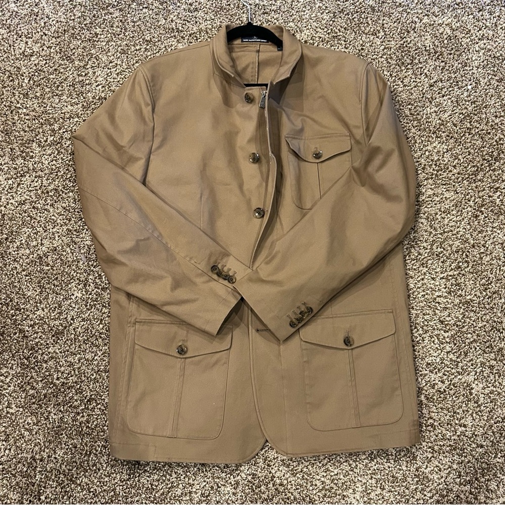 Casual Overcoat Tan Hart Schaffer Marx